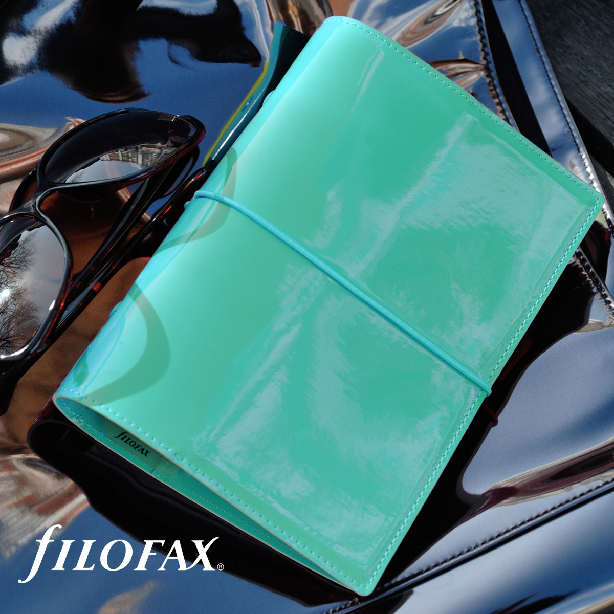 Filofax Personal/B6 Organizer Lak Turquoise